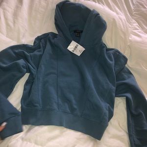cropped hoodie